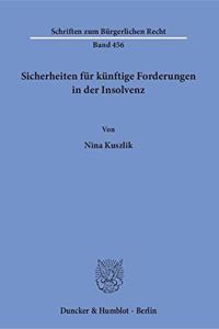 Sicherheiten Fur Kunftige Forderungen in Der Insolvenz