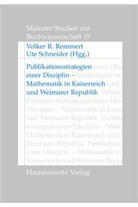 Publikationsstrategien Einer Disziplin