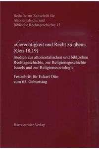 Gerechtigkeit Und Recht Zu Uben' (Gen 18,19)