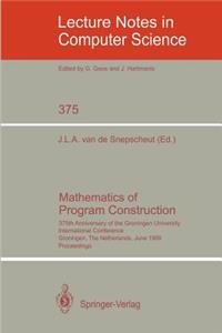 Mathematics of Program Construction