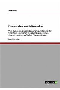 Psychoanalyse und Kulturanalyse