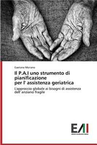 P.A.I uno strumento di pianificazione per l' assistenza geriatrica