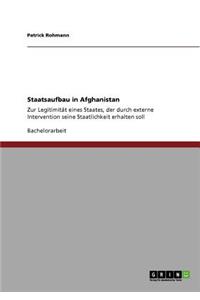 Staatsaufbau in Afghanistan