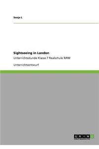 Sightseeing in London