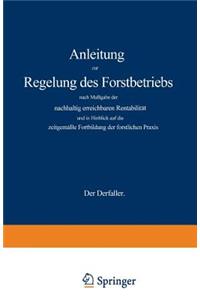 Anleitung zur Regelung des Forstbetriebs nach Maßgabe der nachhaltig erreichbaren Rentabilität und in Hinblick auf die zeitgemäße Fortbildung der forstlichen Praxis
