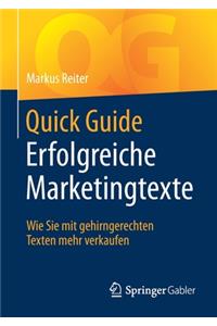 Quick Guide Erfolgreiche Marketingtexte