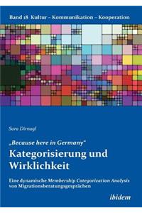 „Because here in Germany“. Kategorisierung und Wirklichkeit