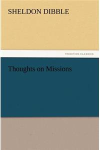 Thoughts on Missions