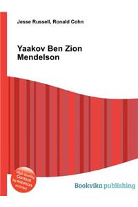 Yaakov Ben Zion Mendelson
