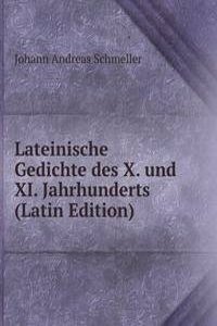 Lateinische Gedichte des X. und XI. Jahrhunderts (Latin Edition)