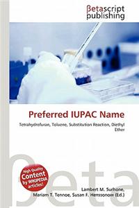 Preferred Iupac Name