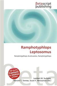 Ramphotyphlops Leptosomus