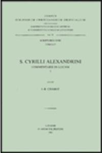 S. Cyrilli Alexandrini Commentarii in Lucam. Syr. 27. = Syr. IV, 1
