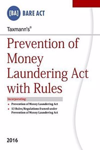 Prevention Of Money Laundering Act With Rules