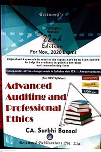 Bestword's Advanced Auditing And Professional Ethics (New Syllabus) - 22/E