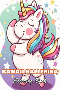 Kawaii Ballerina Coloring Book