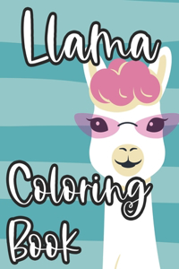 Llama Coloring Book