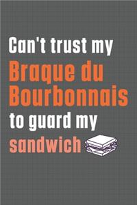 Can't trust my Braque du Bourbonnais to guard my sandwich