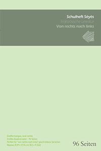 Schulheft Séyès - Französische Lineatur