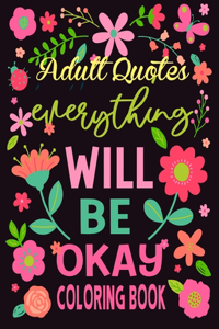 Adult Quotes Coloring Book