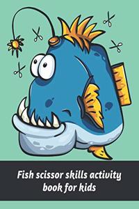 Fish scissor skills activity book for kids