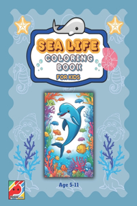 Sea Life Coloring Book For Kids