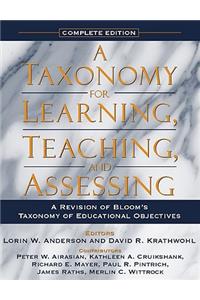 Taxonomy for Learning, Teaching, and Assessing