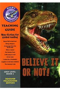 Navigator FWK: Believe it or Not Teaching Guide