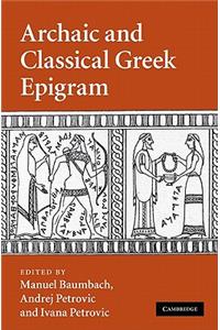 Archaic and Classical Greek Epigram