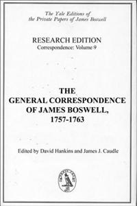 General Correspondence of James Boswell, 1757-1763