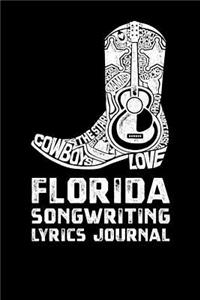 Florida Songwriting Lyrics Journal