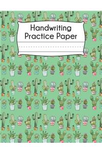 Handwriting Practice Paper