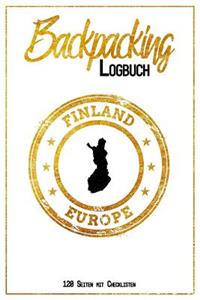 Backpacking Logbuch Finland Europe 120 Seiten mit Checklisten