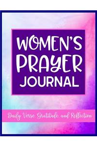 Women's Prayer Journal Daily Verse, Gratitude, Reflection