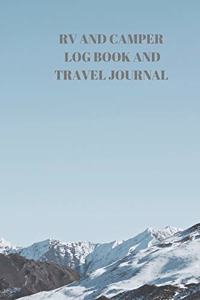 RV and Camper Log Book and Travel Journal