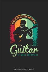 Guitar Tablature Notebook