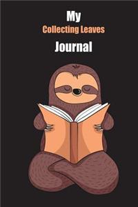 My Collecting Leaves Journal