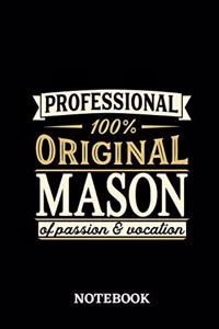 Professional Original Mason Notebook of Passion and Vocation