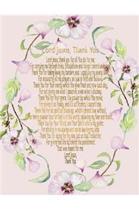 Lord Jesus Thank You SOAP Journal