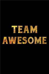 Team Awesome Notebook Gold