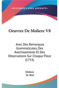 Oeuvres De Moliere V8