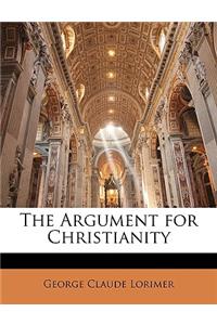 Argument for Christianity