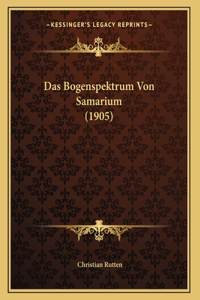 Das Bogenspektrum Von Samarium (1905)