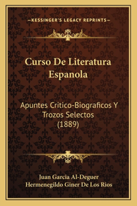 Curso De Literatura Espanola