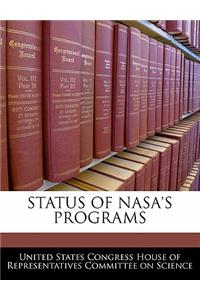 Status of NASA's Programs