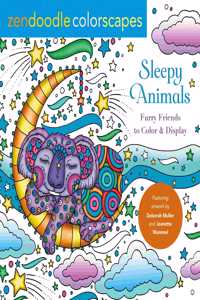 Zendoodle Colorscapes: Sleepy Animals