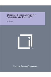 Official Publications of Somaliland, 1941-1959