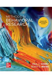 Loose Leaf for Methods in Behavioral Research