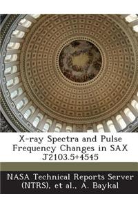 X-Ray Spectra and Pulse Frequency Changes in Sax J2103.5+4545