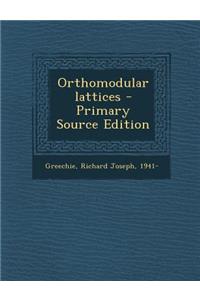 Orthomodular Lattices - Primary Source Edition